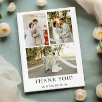 3 Photographies Mariage personnalisé avec message