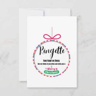 Carte De Remerciements 8.9 cm x 12.7 cm Flat Thank You Card