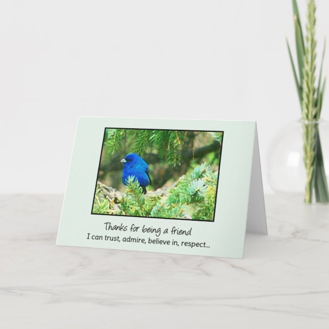 Carte De Remerciements A Friend I Can Trust (Devant)