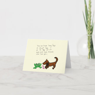 Carte De Remerciements "A Friend that Loves You" Card