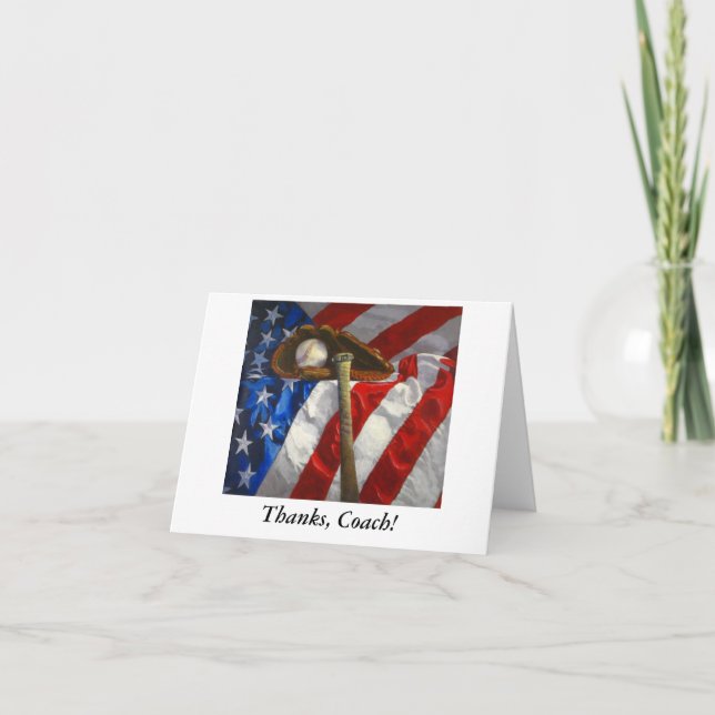 Carte de remerciements à l'entraîneur (Devant)