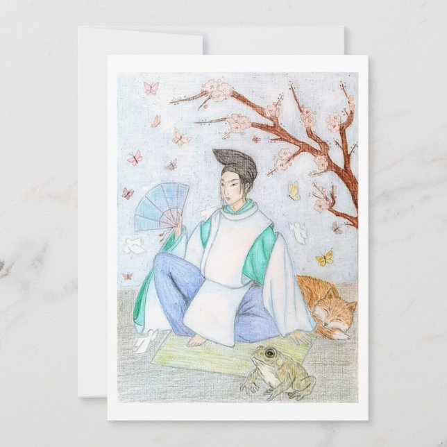 Carte De Remerciements Abe no Seimei (Devant)