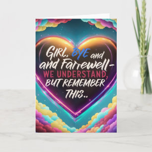 Carte De Remerciements Adieu-Adieu