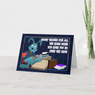 Carte De Remerciements Admin Pro