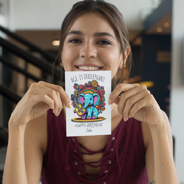 Carte De Remerciements Âge irréfutable : Joyeux Jake d'anniversaire (Créateur téléchargé)