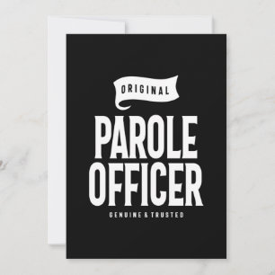 Carte De Remerciements Agent de libération conditionnelle Titre du poste 