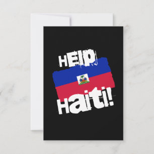 Carte De Remerciements Aidez Haïti !