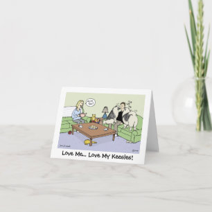 Carte De Remerciements Aimer Mon Keeshonden