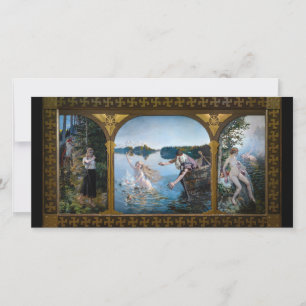 Carte De Remerciements Akseli Gallen-Kallela - Aino Triptyque