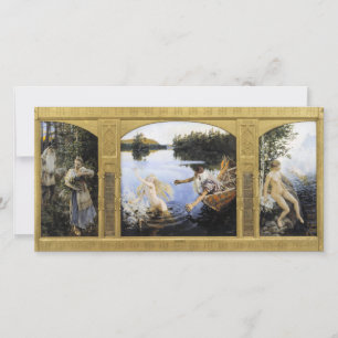 Carte De Remerciements Akseli Gallen-Kallela - Mythe aïno
