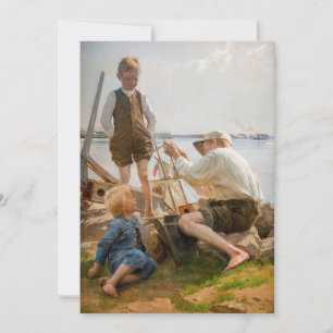 Carte De Remerciements Albert Edelfelt - Constructeurs de navires