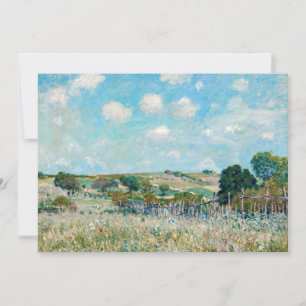 Carte De Remerciements Alfred Sisley - La Prairie