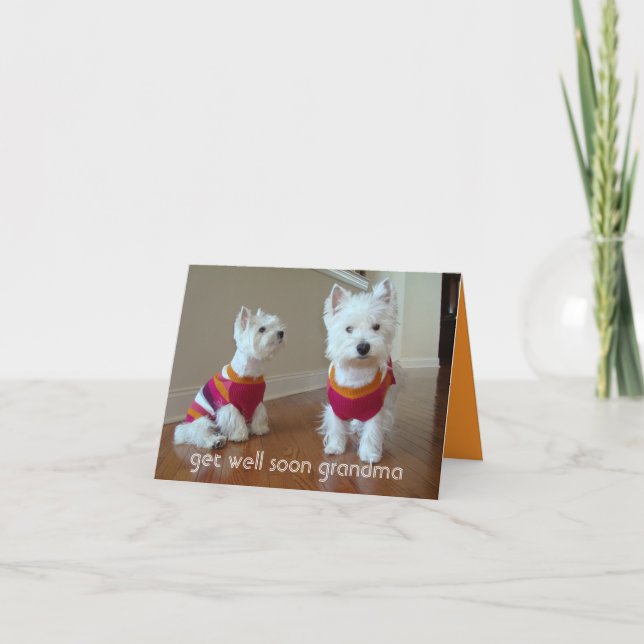 Carte De Remerciements Allez, grand-mère (Devant)