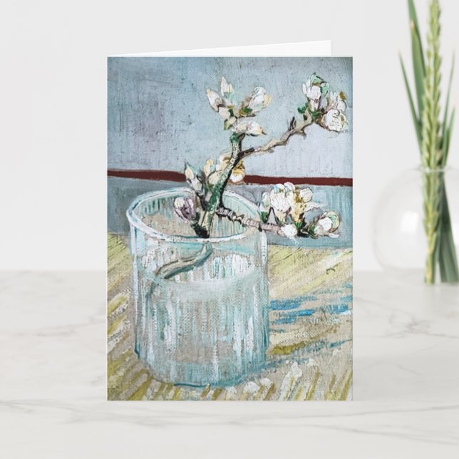 Carte De Remerciements Almond Blossom Van Gogh Peinture (Devant)