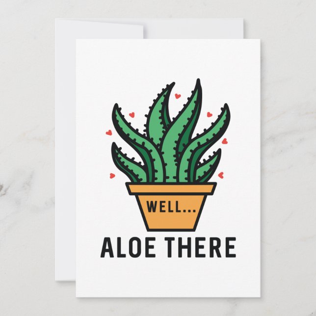 Carte De Remerciements Aloe là (Devant)