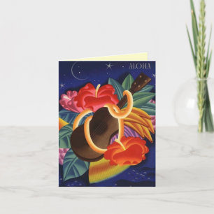 Carte De Remerciements Aloha Thank You Card