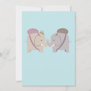 Carte De Remerciements amis éléphant