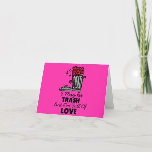 Carte De Remerciements Amour des ordures Attribut de la Saint-Valentin mi