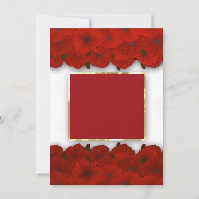Carte De Remerciements Amour, invitation, mariage, Saint Valentin (Devant)