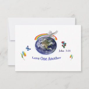 Carte De Remerciements Amour l'un l'autre