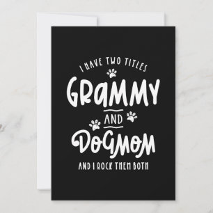 Carte De Remerciements Amoureux de les chiens, J'Ai Deux Titres Grammy Et