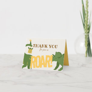 Carte De Remerciements Animaux de la fête des rues Anniversaire