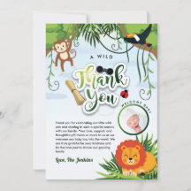 Animaux de Safari de la Jungle Sauvage Baby Shower