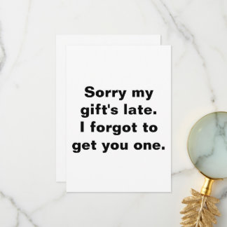 Carte De Remerciements Anniversaire abandonné