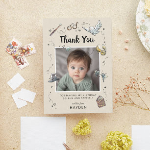 Carte De Remerciements Anniversaire de Harry Potter 1 an