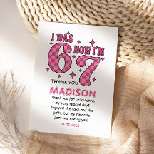 Anniversaire drôle des 7 ans | Fête "J'avais 6 ans