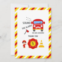 Anniversaire sur le thème des pompiers