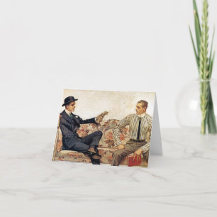 Carte De Remerciements Annonce de Arrow Collar, 1912 par Leyendecker