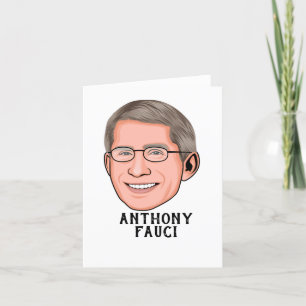 CARTE DE REMERCIEMENTS ANTHONY FAUCI PERSONNALISÉ