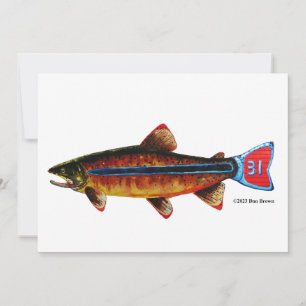 Carte De Remerciements Apache Trout