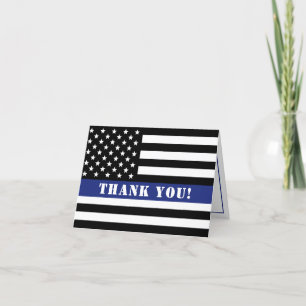 Carte De Remerciements Appréciation de l'agent de police sur mesure