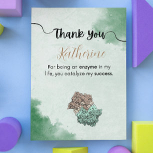 Carte De Remerciements Appreciation for biology mentors thank you card