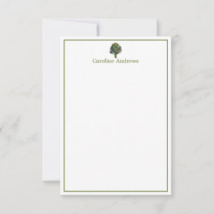 Carte De Remerciements Aquarelle Artichoke bio Personnalisé