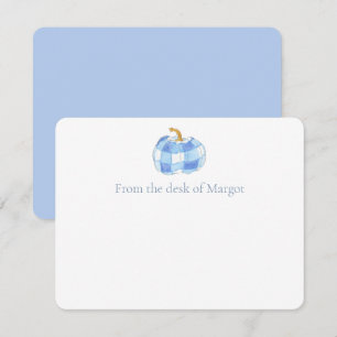 Carte De Remerciements Aquarelle bleu et blanc Mariage de crête d'Hydrang