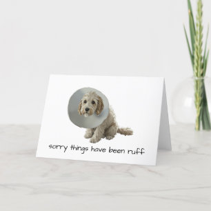 Carte De Remerciements Aquarelle Doodle chien Sympathie