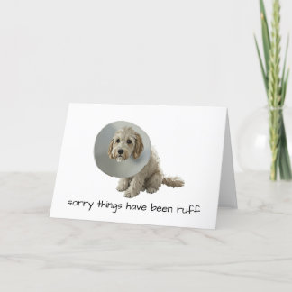 Carte De Remerciements Aquarelle Doodle chien Sympathie