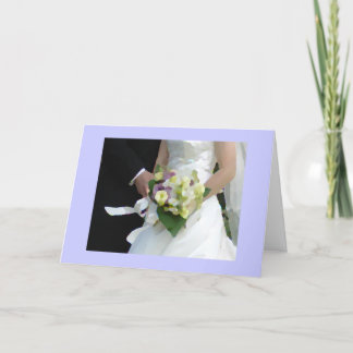 Carte De Remerciements aquarelle du bouquet