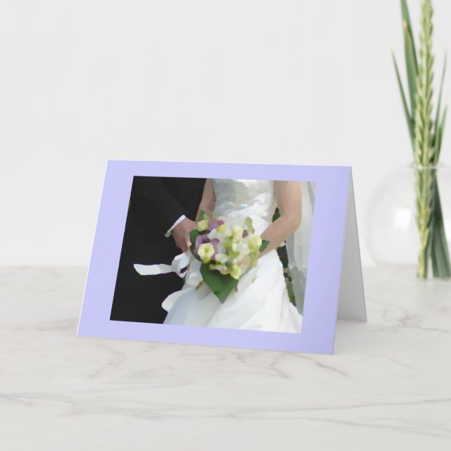 Carte De Remerciements aquarelle du bouquet (Devant)