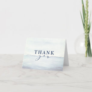 Carte De Remerciements Aquarelle marine Ocean Beach