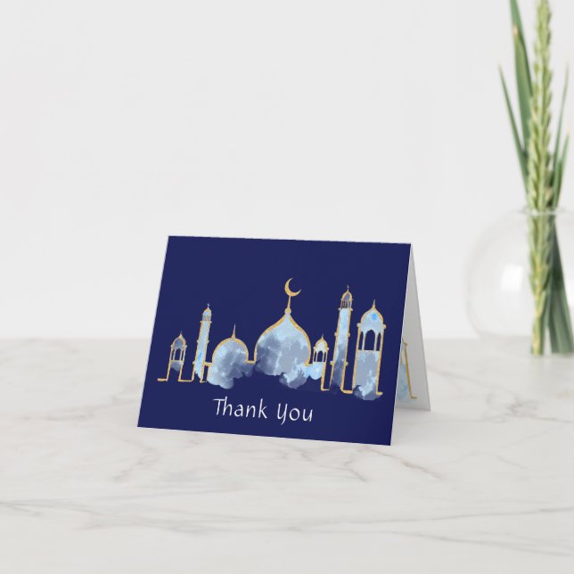 Carte De Remerciements Arabian Nights Thank You Cards (Devant)