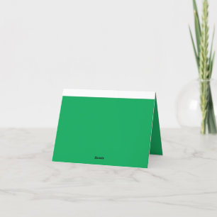 Carte De Remerciements Arrière - plan vert remarquable avec conception de