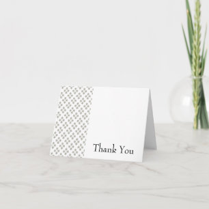 Carte de remerciements Art Déco Mini Etoiles