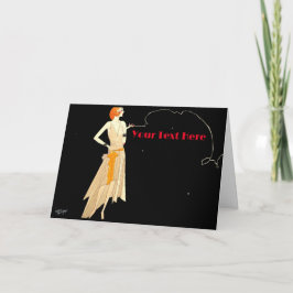 Carte De Remerciements Art Déco Russell Patterson