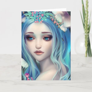 Carte De Remerciements Art Imaginaire Ethéal   Belle Fée