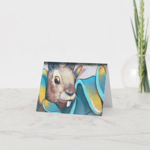 Carte De Remerciements Art urbain lapin Art urbain peinture murale lapin 