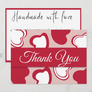 Carte De Remerciements Artisanat du cœur : Votre achat, notre gratitude